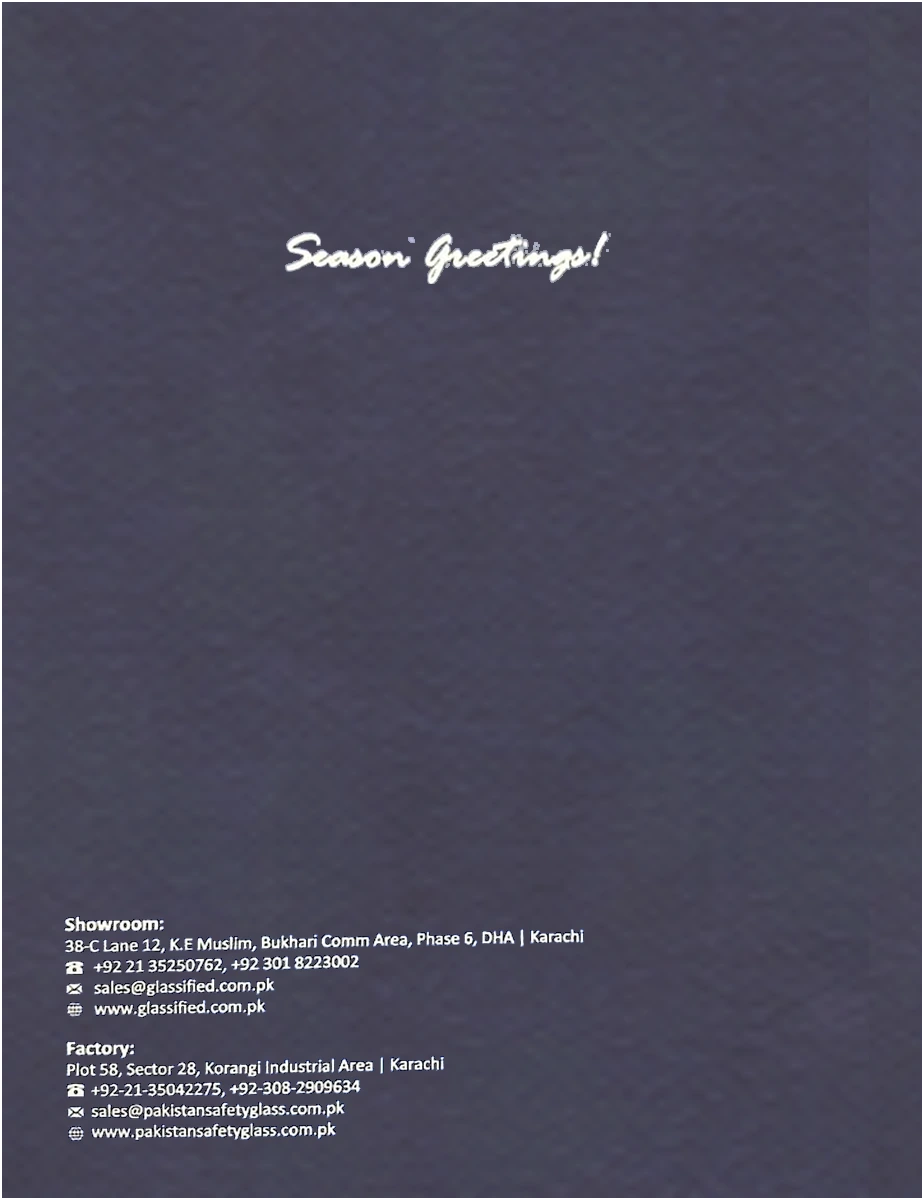 Glassified: Hardcover diary, back