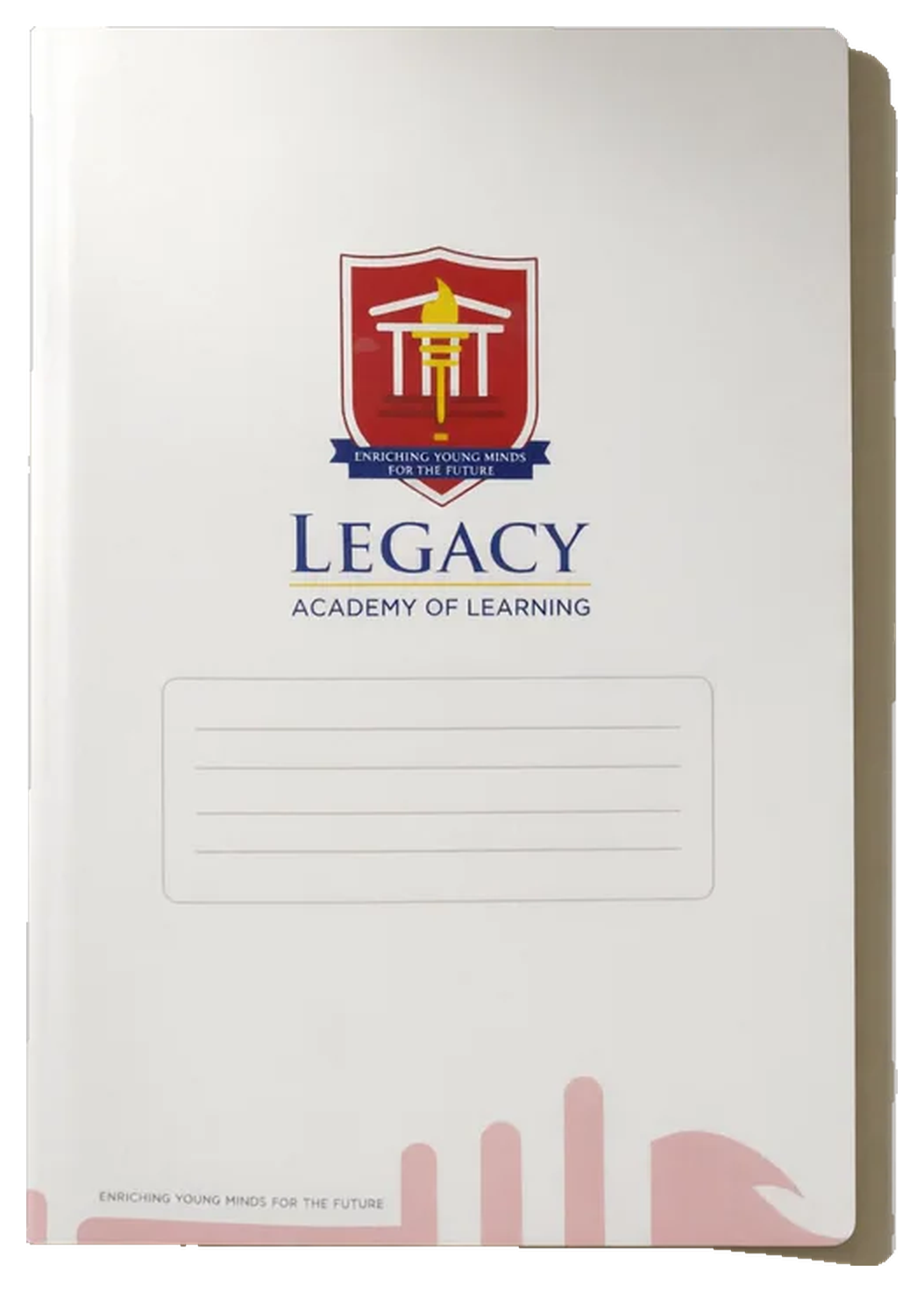 Legacy Academy: Printed notebook cover