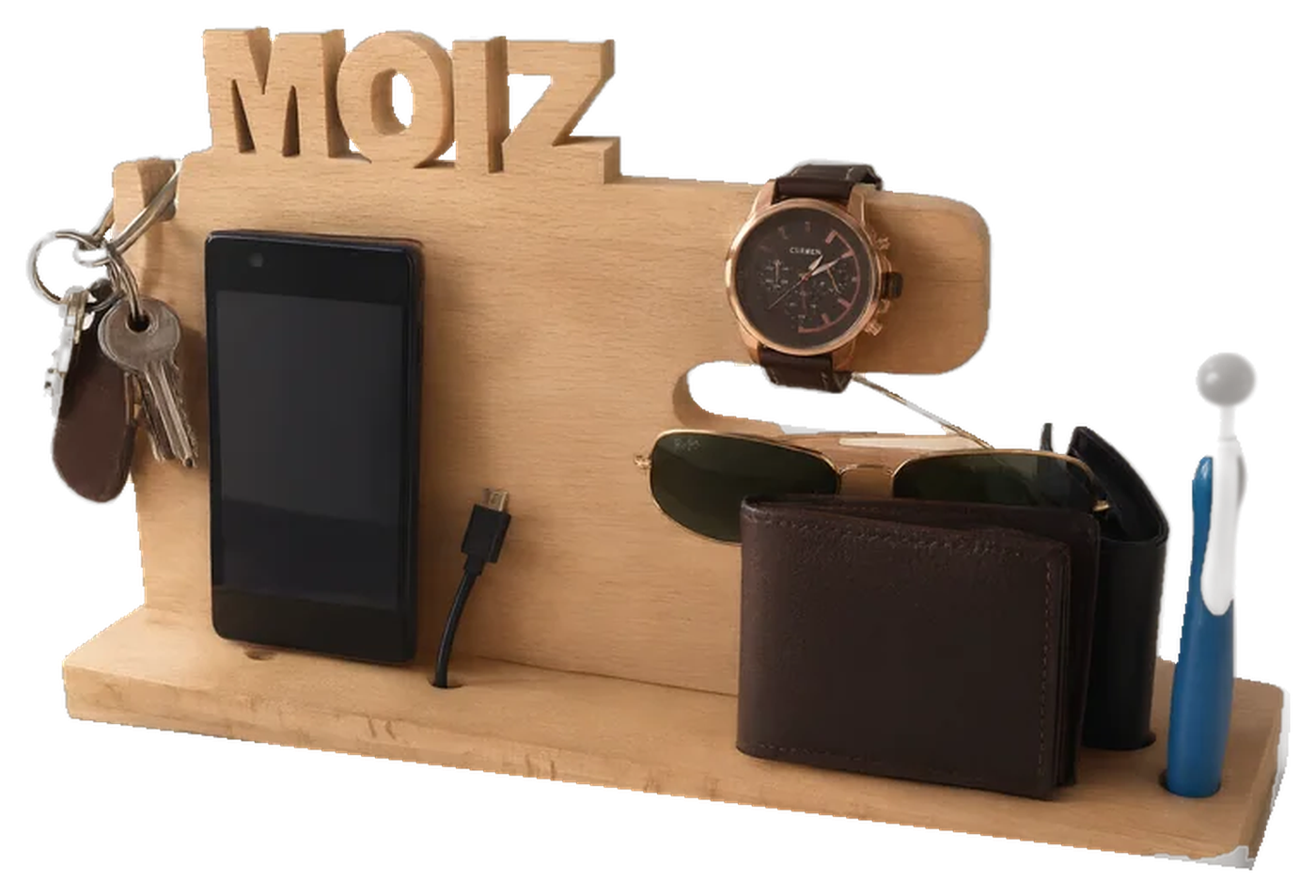 MOIZ: Laser-cut desk organiser