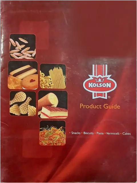 KOLSON: Product Guide folder with insert cards